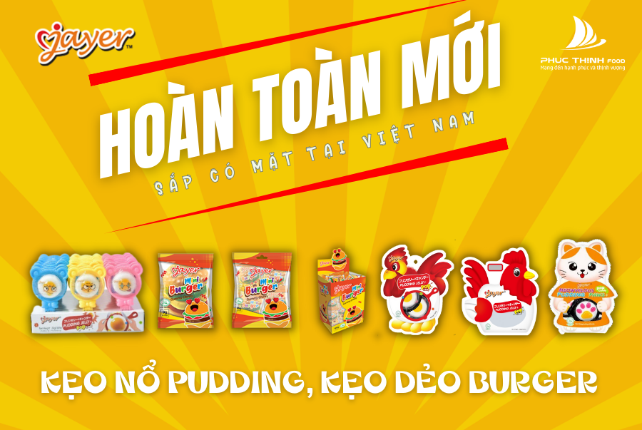 PHÚC THỊNH FOOD BẮT TAY VỚI KEKO GROUP ĐEM DÒNG SẢN PHẨM ĂN VẶT CHO TRẺ EM JAYER VỀ VIỆT NAM