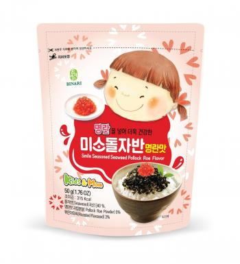 Rong biển em bé cười trứng cá Pollack - Smile seasoned seaweed Pollock Flavor