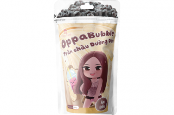 Trân Châu Ăn Liền Oppa Bubble Gói 400g Vị Đường Đen