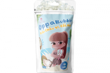 Trân Châu Oppa Bubble Ăn Liền Gói 400g Vị Cốt Dừa