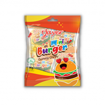 Kẹo dẻo mini buger Jayer 108 g (12 chiếc * 9 gam)