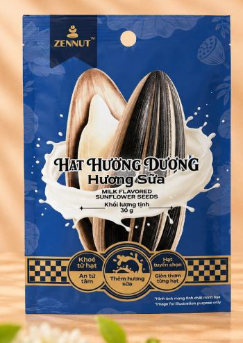 Hạt Hướng Dương Hương Sữa Zennut 30g