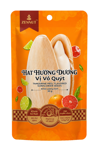 Hạt Hướng Dương Vị Vỏ Quýt ZENNUT 30g