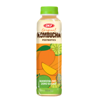 OKF Kombucha Trà lên men - Xoài, Chanh Tươi Mát 500 ml