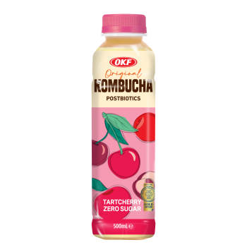 OKF Kombucha Trà Lên Men– Anh Đào Ngọt Dịu 500 ml