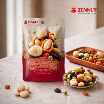 Hạt Macca Mix Đậu Tổng Hợp & Hoa Quả Sấy ZENNUT 30g