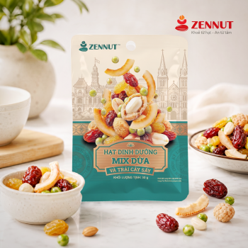 Hạt Dinh Dưỡng Mix Dừa & Trái Cây Sấy ZENNUT 30g